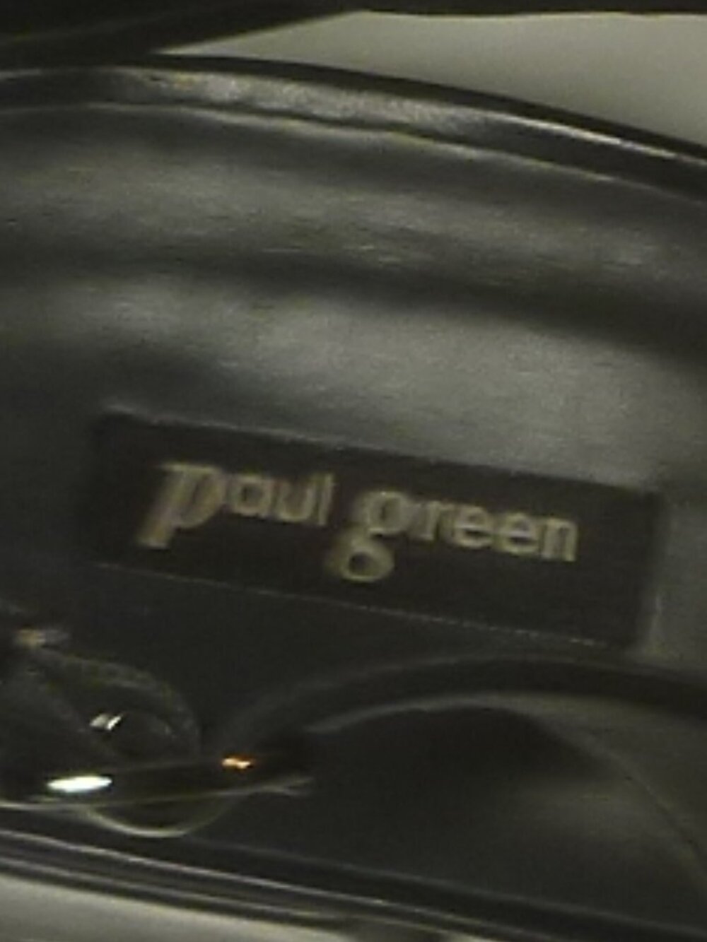 Paul Green Adele Pleated Black Slingback Flats Size 8.5 - Picture 3 of 10